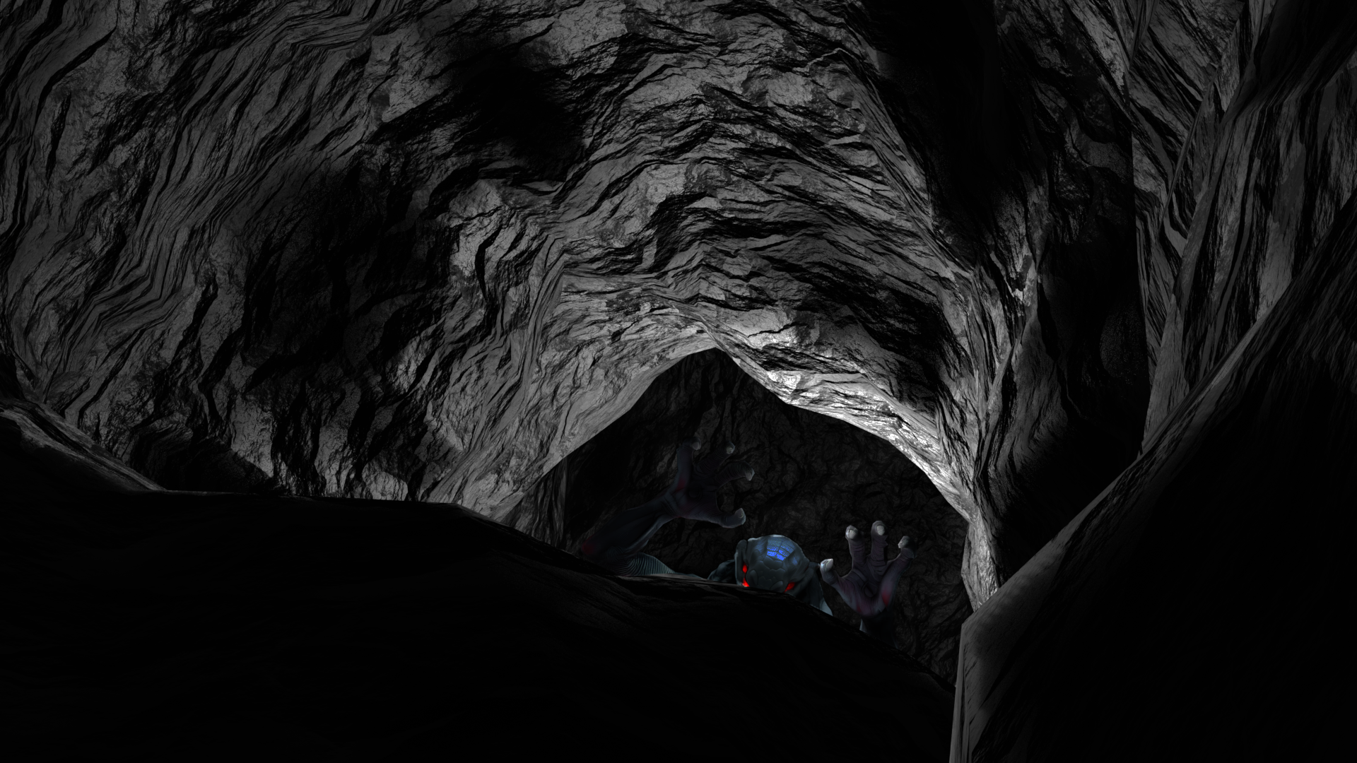 Großer Gegner aus Cave Crawler